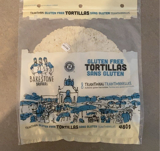 Bakestone Brothers Gluten Free Tortillas (Frozen)