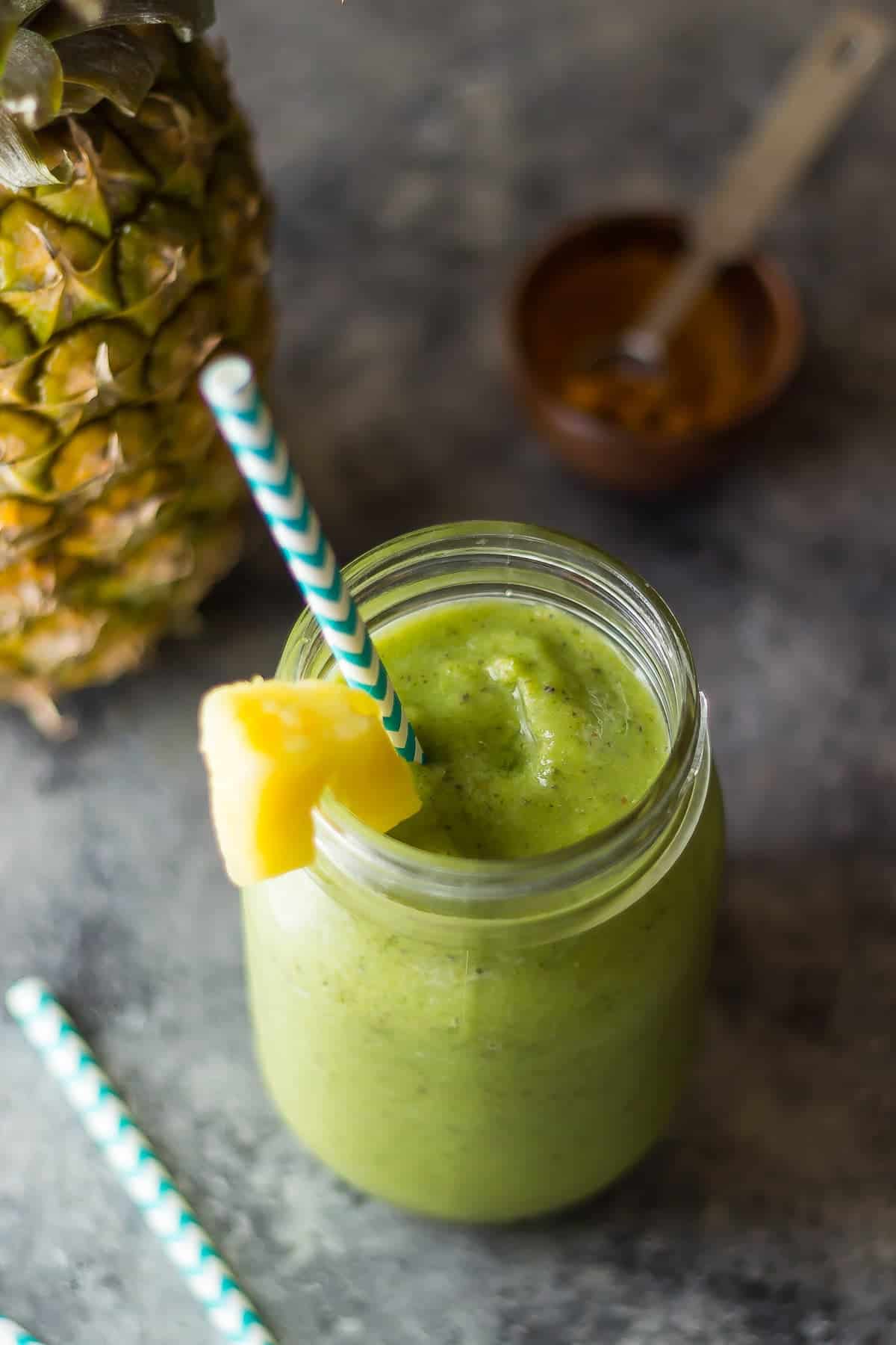 Tropical green goddess (Pineapple Turmeric) Ready to Blend!