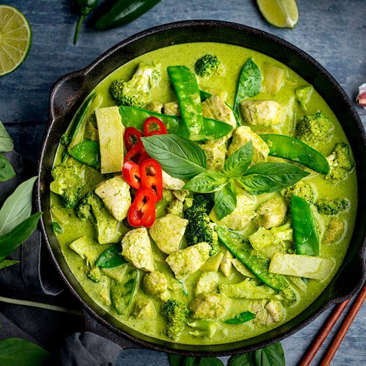 Make Healthy Thai Green Curry from Scratch with Renée! (GF! Vegan pls. request)