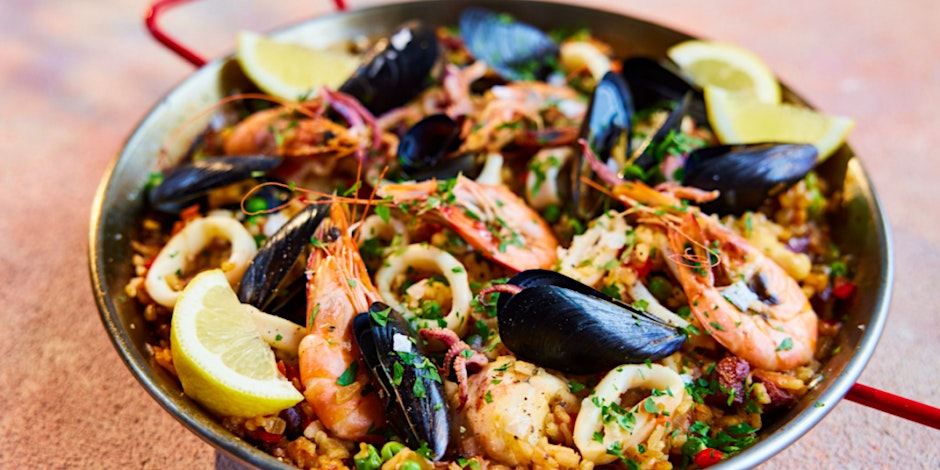 Make Healthy Spanish Paella (Seafood & Vegan option can be requested) GF!