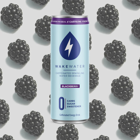 Wake Water - Caffeinated Sparkling Beverage - Blackberry
